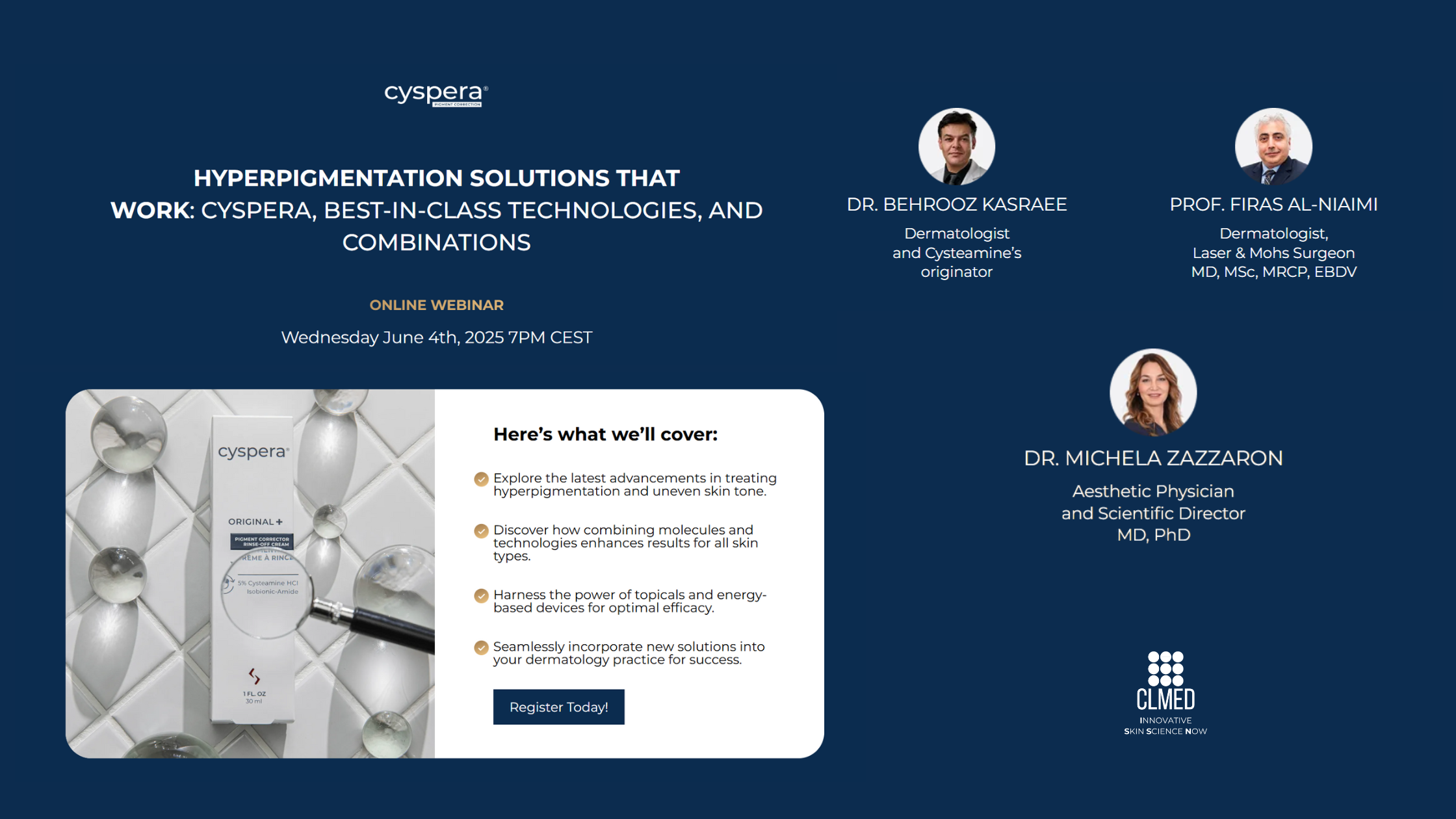 Hyperpigmentation Solutions That Work: Cyspera, Advanced Technologies ...